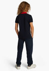 Tommy Hilfiger Boys Colour Block Short Sleeve Polo, Navy