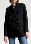 Tommy Hilfiger Double Breasted Classic Relaxed Blazer, Midnight Blue