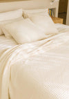 TORRES NOVAS Santa Luzia Honeycomb Throw, Natural