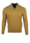 Andre Tory Half Zip Sweater, Amber