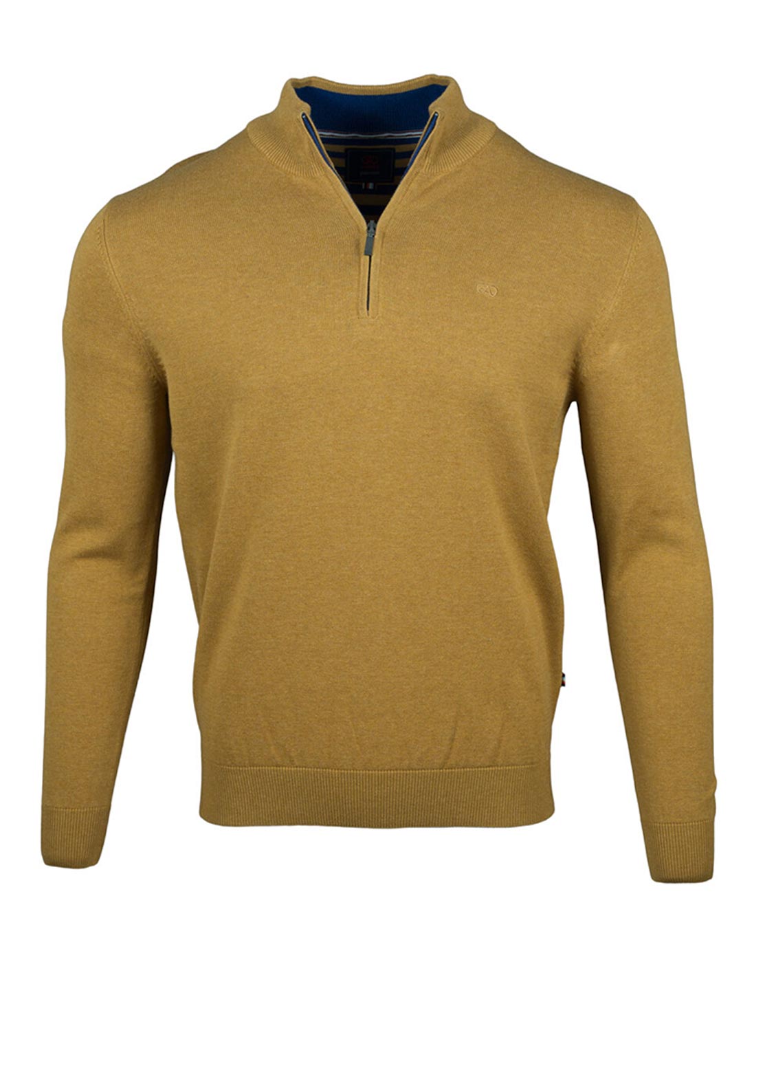 Andre Tory Half Zip Sweater, Amber