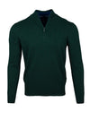 Andre Tory Half Zip Sweater, Forest Green