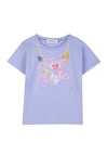 Billieblush Girl Fun But Chic Short Sleeve Tee, Lilac