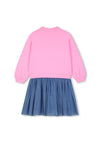 Billieblush Girl Heart Sweater Dress, Pink