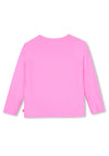 Billieblush Girl Smile Long Sleeve Top, Pink