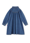 Billieblush Girl Long Sleeve Denim Dress, Blue