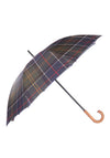 Barbour Tartan Walker Umbrella, Green Multi