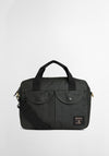 Barbour Field Wax Laptop Crossbody Bag, Sage Green