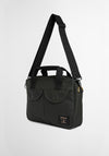Barbour Field Wax Laptop Crossbody Bag, Sage Green