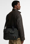 Barbour Field Wax Laptop Crossbody Bag, Sage Green