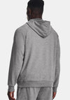 Under Armour Rival Big Logo Hoodie, Castlerock Light Heather