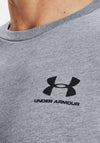 Under Armour Sportstyle T-Shirt, Steel Light Heather