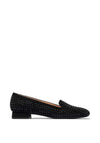 Unisa Capito Stud Embellished Velvet Pumps, Black
