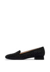 Unisa Capito Stud Embellished Velvet Pumps, Black
