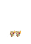 Dyrberg/Kern Ursula Earrings, Pastel & Gold