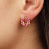 Dyrberg/Kern Ursula Earrings, Rose & Gold