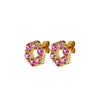 Dyrberg/Kern Ursula Earrings, Rose & Gold
