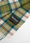Barbour Lambswool Tartan Scarf, Green Multi