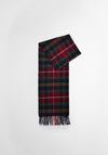 Barbour Men’s Lambswool and Cashmere Tartan Scarf, Winterberry