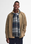 Barbour Galingale Tartan Scarf, Blue Grey