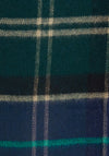 Barbour Yaxley Tartan Scarf, Navy & Loch Green