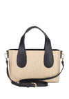Valentino Copacabana Grab Bag, Black & Beige