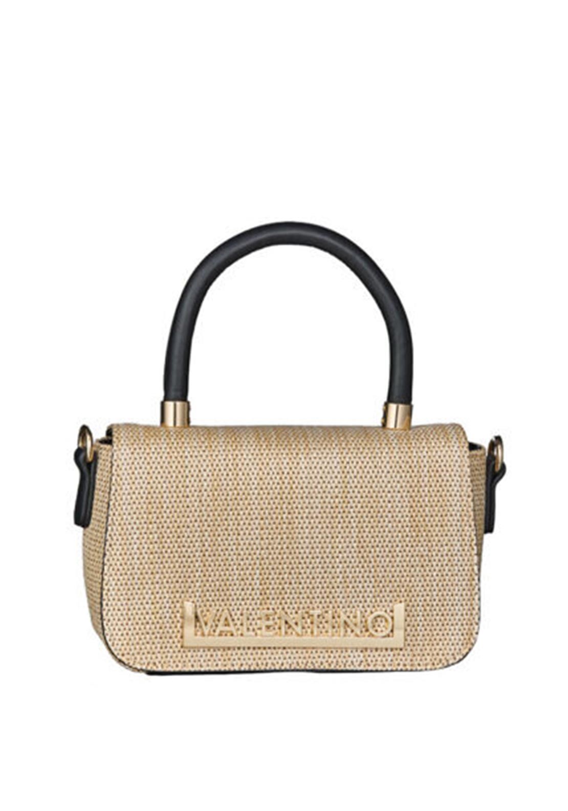 Valentino Copacabana Small Grab Bag, Black & Beige - McElhinneys