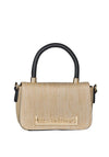 Valentino Copacabana Small Grab Bag, Black & Beige