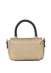 Valentino Copacabana Small Grab Bag, Black & Beige