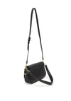 Valentino Katong Pebbled Leather Crossbody Bag, Black