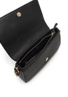 Valentino Katong Pebbled Leather Crossbody Bag, Black
