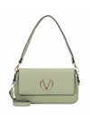 Valentino Katong Pebbled Leather Crossbody Bag, Green