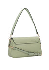 Valentino Katong Pebbled Leather Crossbody Bag, Green