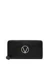 Valentino Katong Zip Around Wallet, Black