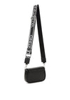 Valentino Miramar Croc Crossbody Bag, Black