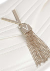 Valentino Privilege Tassel Detail Shoulder Bag, White