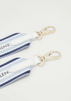 Valentino Shibuya Stripe Crossbody Strap, Blue Multi