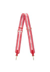 Valentino Shibuya Stripe Crossbody Strap, Red Multi