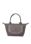 Valentino Snowfall Small Tote Bag, Grey