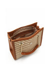 Valentino Tribeca Multi Strap Handbag, Tan