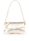 Valentino Unika metallic Shoulder Bag, Gold