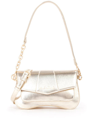 Valentino Unika metallic Shoulder Bag, Gold