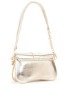 Valentino Unika metallic Shoulder Bag, Gold