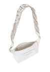 Valentino Aleksandra Medium Pocket Detail Shoulder Bag, White