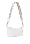 Valentino Aleksandra Medium Pocket Detail Shoulder Bag, White