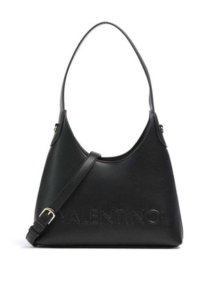 Valentino Bianka Re Small Faux Leather Hobo Shoulder Bag, Black