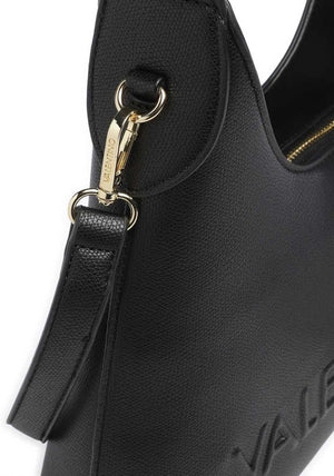 Valentino Bianka Re Small Faux Leather Hobo Shoulder Bag, Black