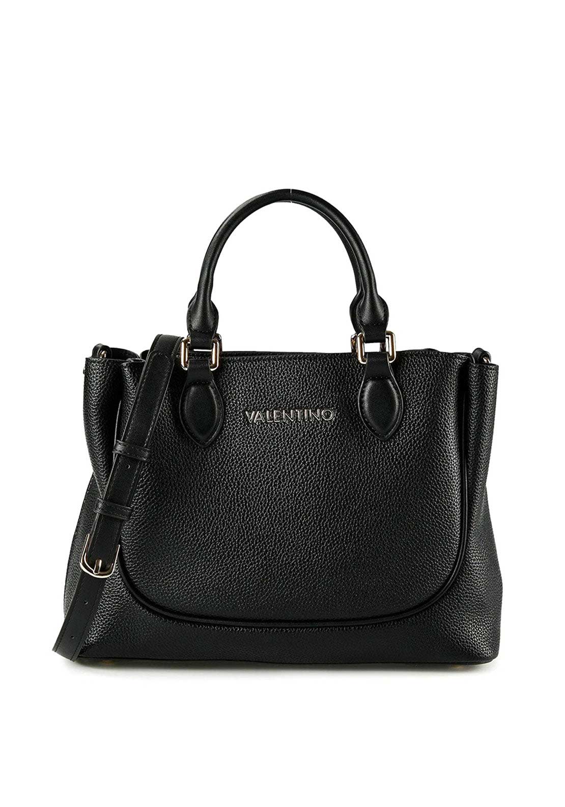 Valentino Daphne Re Shopping Bag, Black