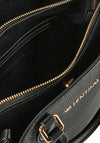 Valentino Daphne Re Shopping Bag, Black