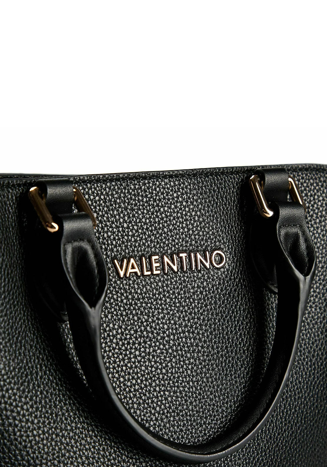 Valentino Daphne Re Shopping Bag, Black